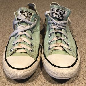 MAKE OFFER! Converse Mint Green Size 8 Womens